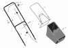 Murray 205310x92A - B&S/ 20" Walk-Behind Mower (2002) (Walmart) Ersatzteile Handle And Bag Assembly