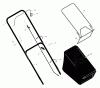Murray 20565x31A - Scotts 20" Walk-Behind Mower (1999) (Home Depot) Ersatzteile Handle And Bag Assembly