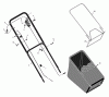 Murray 20606x30D - 20" Walk-Behind Mower (2002) Ersatzteile Handle And Bag Assembly