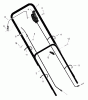 Murray 20607x71A - B&S/ 20" Walk-Behind Mower (1999) (Quality Stores) Ersatzteile Handle Assembly