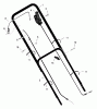Murray 20607x99A - B&S/ 20" Walk-Behind Mower (1998) (AAFES) Ersatzteile Handle Assembly