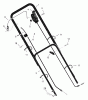Murray 20608x199B - B&S/ 20" Walk-Behind Mower (2000) (AAFES) Ersatzteile Handle Assembly