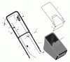 Murray 206310x192A - B&S/ 20" Walk-Behind Mower (2002) (Walmart) Ersatzteile Handle And Bag Assembly