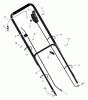 Murray 20645x189A - Yard King Performance 20" Walk-Behind Mower (2000) Ersatzteile Handle Assembly