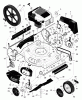 Murray 20646x9A - B&S/ 20" Walk-Behind Mower (1998) (Montgomery Wards) Ersatzteile Mower Housing Assembly