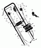 Murray 20705x6A - Ultra 20" Walk-Behind Mower (1997) Ersatzteile Handle Assembly