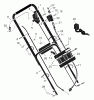 Murray 20708x89A - Yard King Performance 20" Walk-Behind Mower (2000) Ersatzteile Handle Assembly