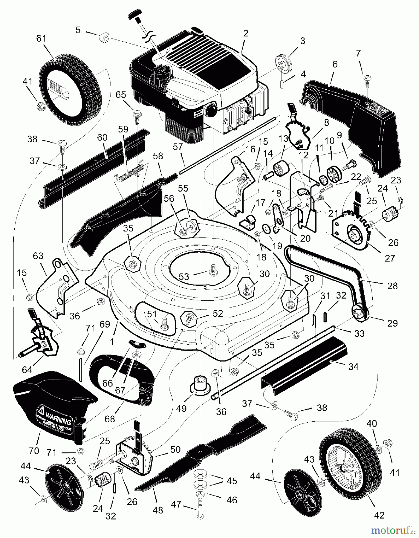 Murray Rasenmäher 20715x92A - B&S/Murray 20