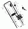 Murray 20745x194C - B&S/ 20" Walk-Behind Mower (2001) (Walmart) Ersatzteile Handle Assembly