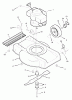 Murray 20817A - 20" Walk-Behind Mower (1996) Ersatzteile Mower Deck Assembly