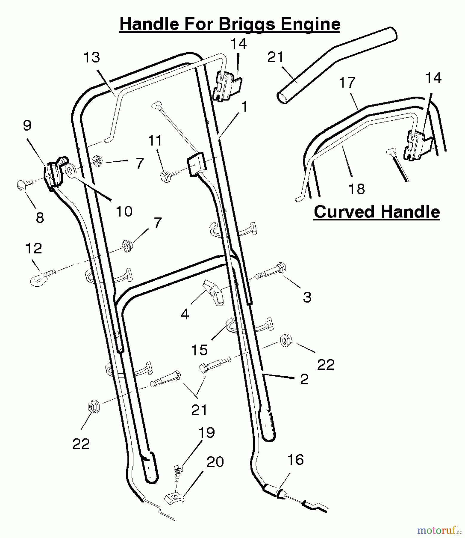  Murray Rasenmäher 21674x62A - B&S/Murray 21