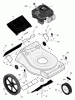 Murray 21696x62A - B&S/ 21" Walk-Behind Mower (1996) (Home Base) Ersatzteile Mower Housing Assembly