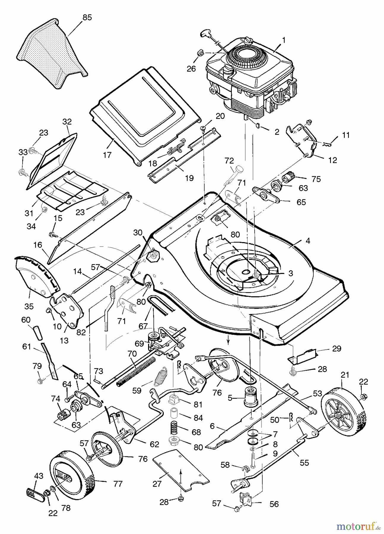 Murray Rasenmäher 21765C - Murray 21