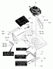Murray 21855x6B - Ultra 21" Walk-Behind Mower (2000) Ersatzteile Engine Mount