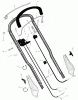 Murray 218910x43F - Yard King 21" Walk-Behind Mower (2004) Ersatzteile Recoil Start Handle