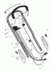 Murray 218950x92B - B&S/ 21" Walk-Behind Mower (2004) (Walmart) Ersatzteile Handle Assembly