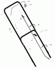 Murray 22105A - 22" Walk-Behind Mower (1999) Ersatzteile Handle Assembly
