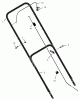 Murray 22105x30A - 22" Walk-Behind Mower (2002) Ersatzteile Handle Assembly