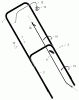 Murray 22106A - 22" Walk-Behind Mower (1999) Ersatzteile Handle Assembly