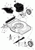 Murray 22106A - 22" Walk-Behind Mower (1999) Ersatzteile Mower Housing Assembly
