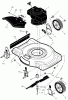 Murray 22107A - 22" Walk-Behind Mower (1998) Ersatzteile Mower Housing Assembly