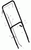 Murray 22107A - 22" Walk-Behind Mower (1999) Ersatzteile Handle Assembly