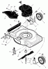 Murray 22107A - 22" Walk-Behind Mower (1999) Ersatzteile Mower Housing Assembly