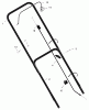 Murray 221110x192B - B&S/ 22" Walk-Behind Mower (2002) (Walmart) Ersatzteile Handle Assembly