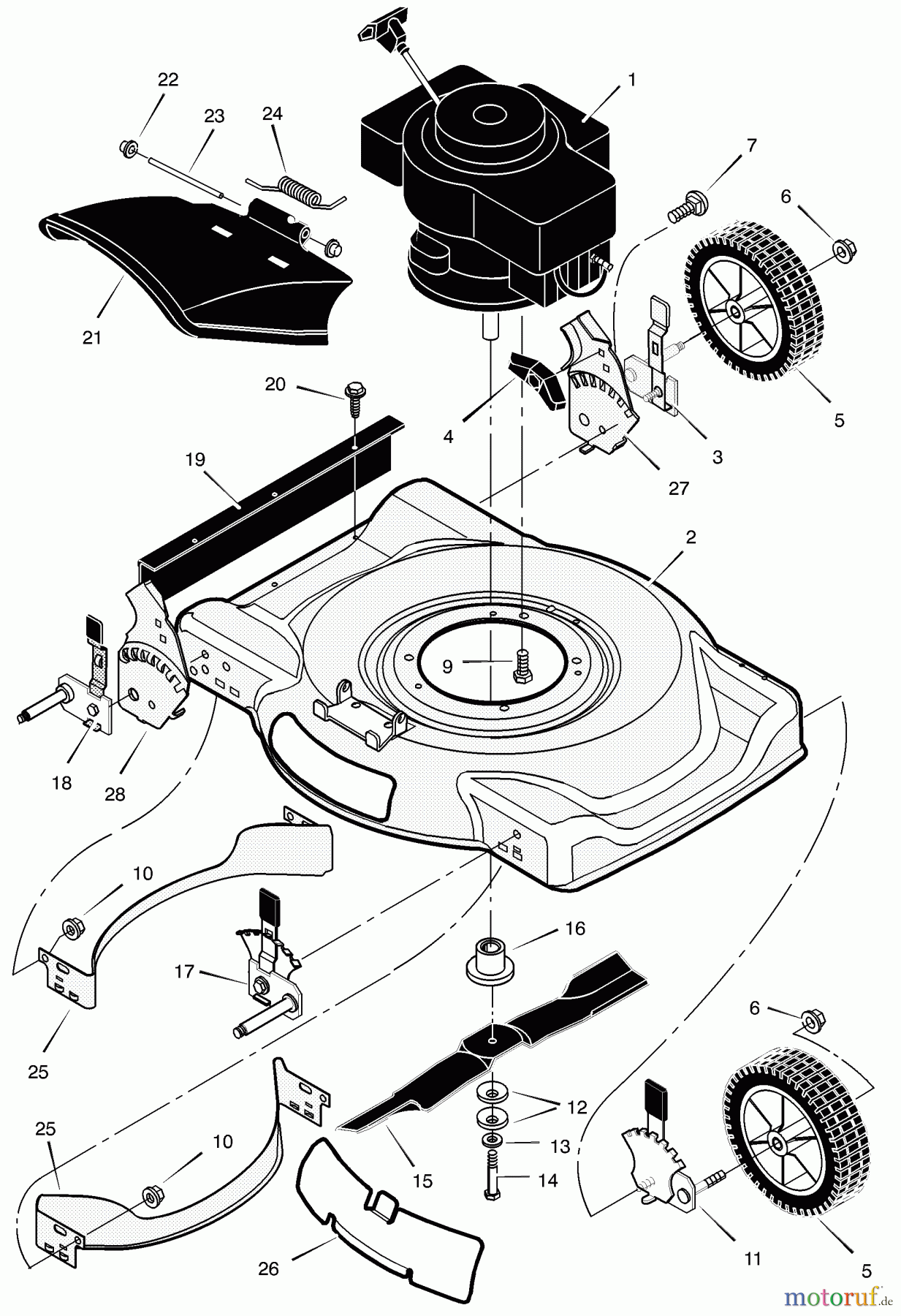 Murray Rasenmäher 221110x192B - B&S/Murray 22