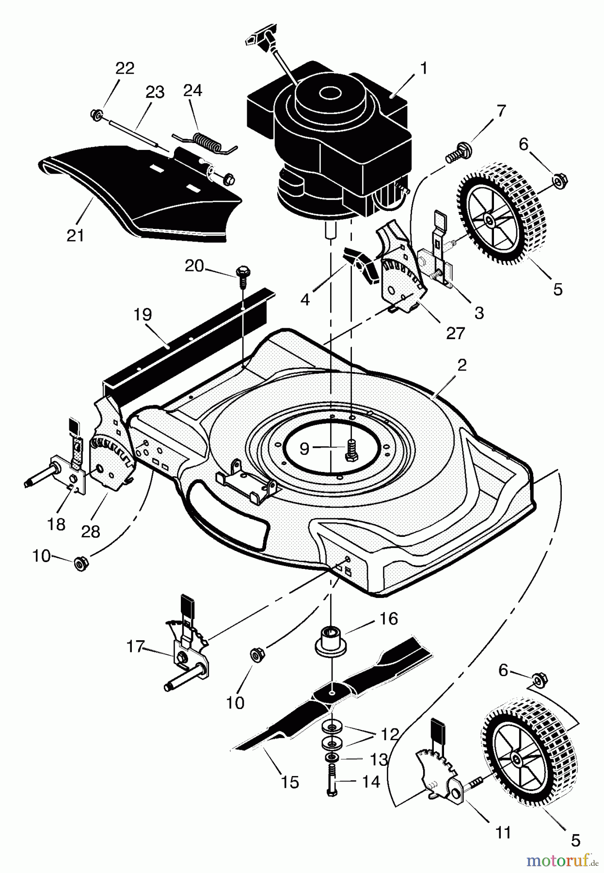 Murray Rasenmäher 22116x92A - B&S/Murray 22