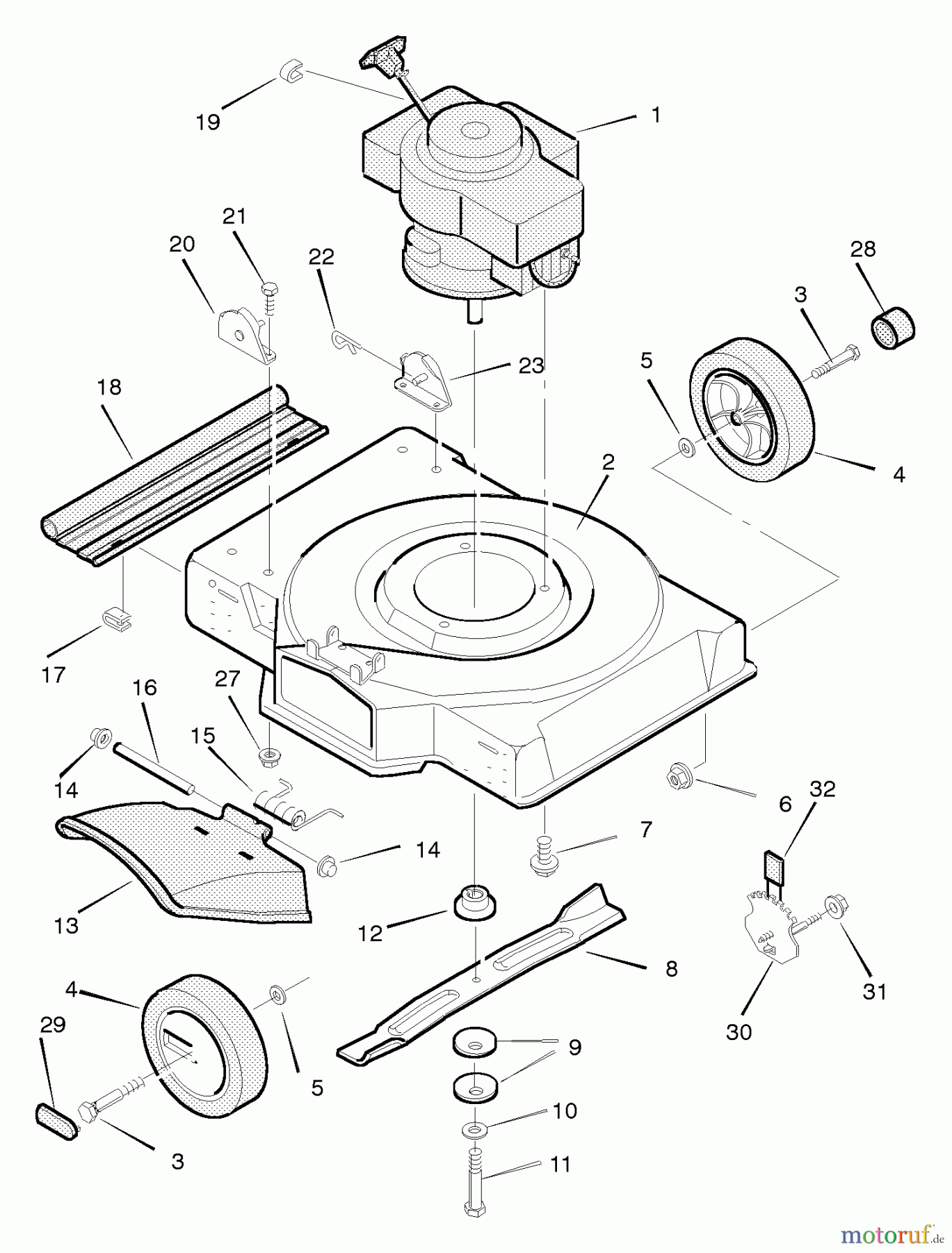 Murray Rasenmäher 22211E - Murray 22