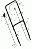 Murray 22211G - 22" Walk-Behind Mower (1997) Ersatzteile Handle Assembly