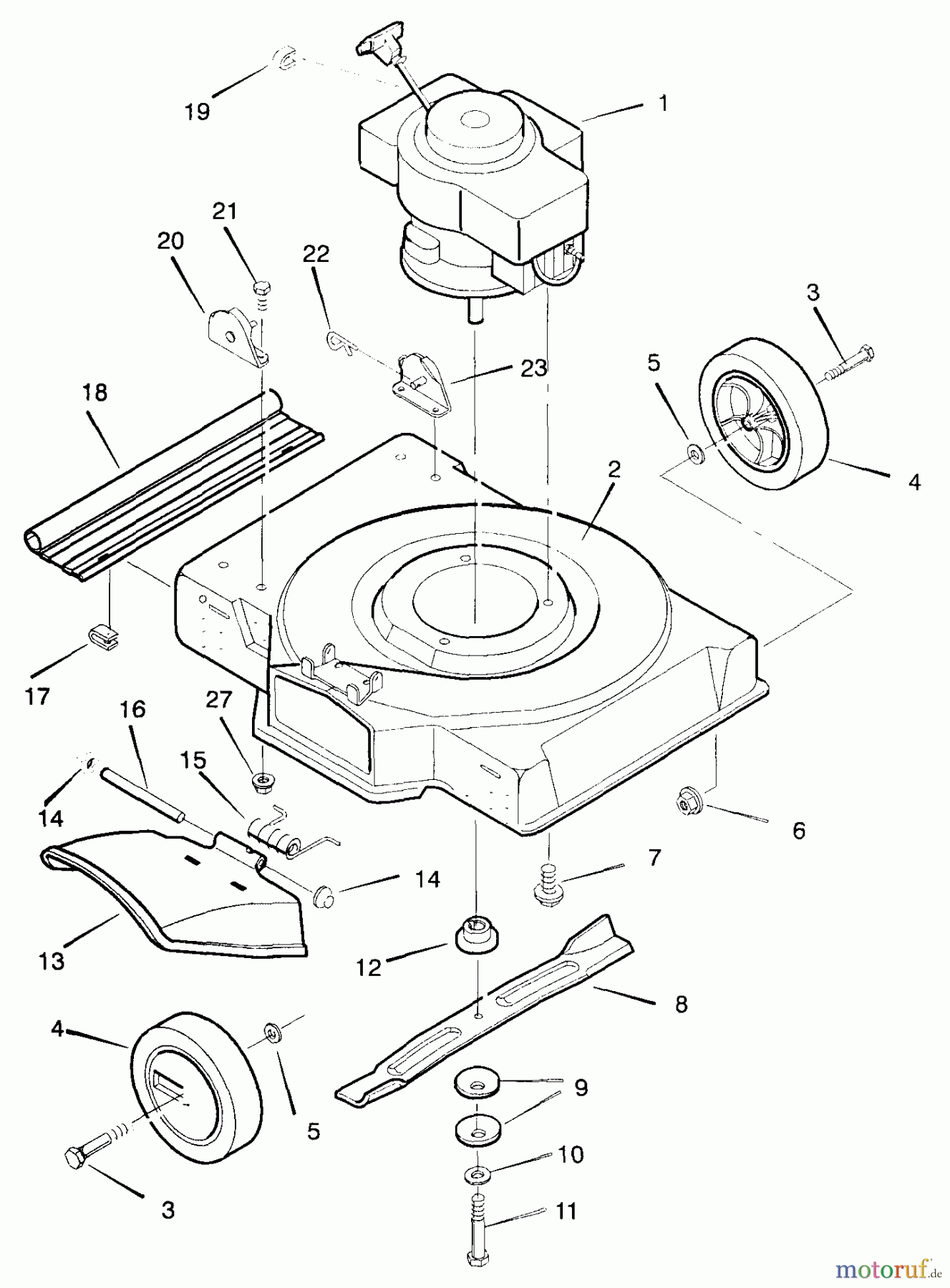 Murray Rasenmäher 22213A - Murray 22