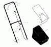 Murray 222310x31A - Scotts 22" Walk-Behind Mower (2005) (Home Depot) Ersatzteile Handle & Bagger Assembly