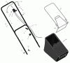 Murray 222390x31C - Scotts 22" Walk-Behind Mower (2004) (Home Depot) Ersatzteile Handle & Bag Assembly