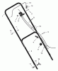 Murray 222390x99A - B&S/ 22" Walk-Behind Mower (2001) (AAFES) Ersatzteile Handle Assembly