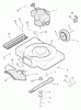 Murray 22255D - 22" Walk-Behind Mower (1996) Ersatzteile Mower Housing Assembly