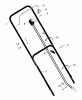 Murray 22256A - 22" Walk-Behind Mower (1997) Ersatzteile Handle Assembly