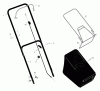 Murray 22265x31H - Scotts 22" Walk-Behind Mower (2004) (Home Depot) Ersatzteile Handle & Bag Assembly