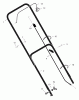 Murray 22265x8B - Scotts 22" Walk-Behind Mower (2000) (Home Depot) Ersatzteile Handle Assembly