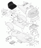 Murray 387002x83A - B&S/ 38" Lawn Tractor (2004) (Walmart) Ersatzteile Chassis & Hood