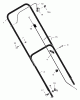 Murray 22265x8D - Scotts 22" Walk-Behind Mower (2003) (Home Depot) Ersatzteile Handle Assembly