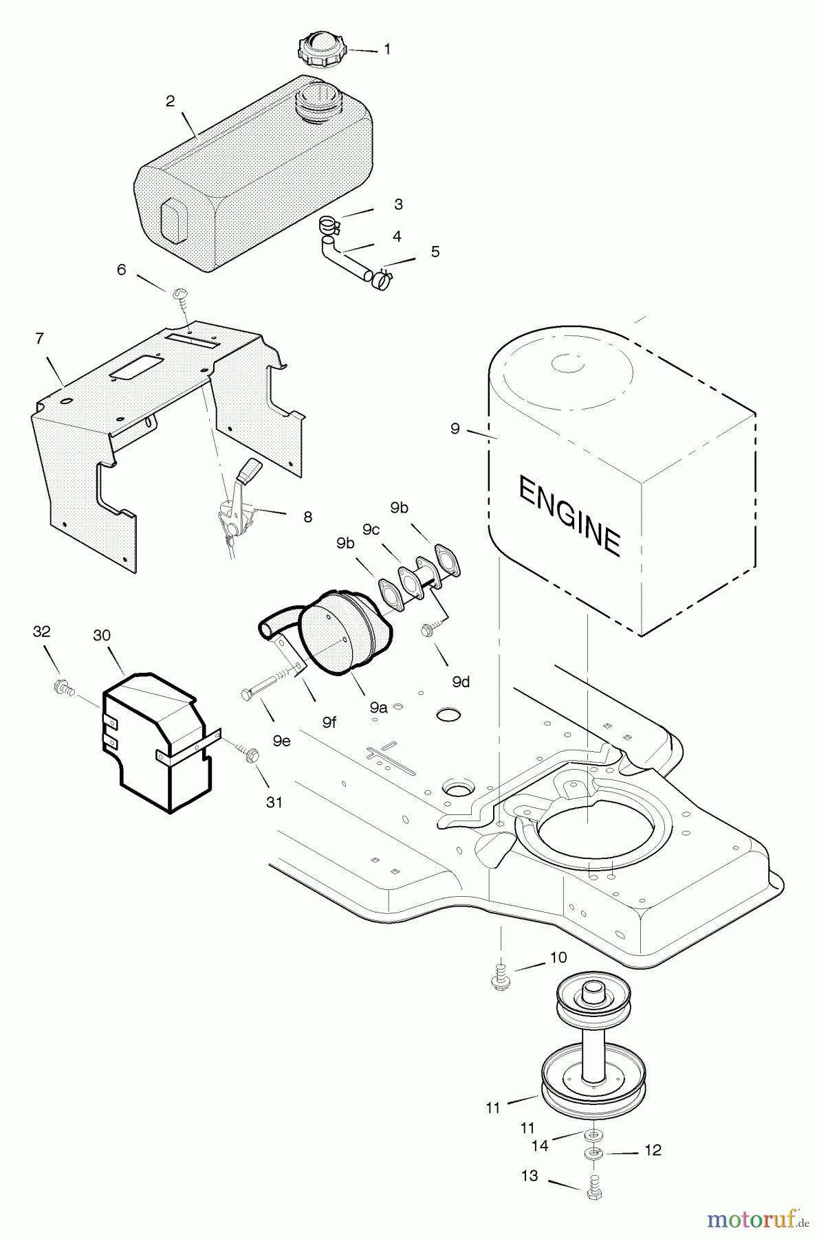 Murray Rasen- und Gartentraktoren 387002x83A - B&S/Murray 38