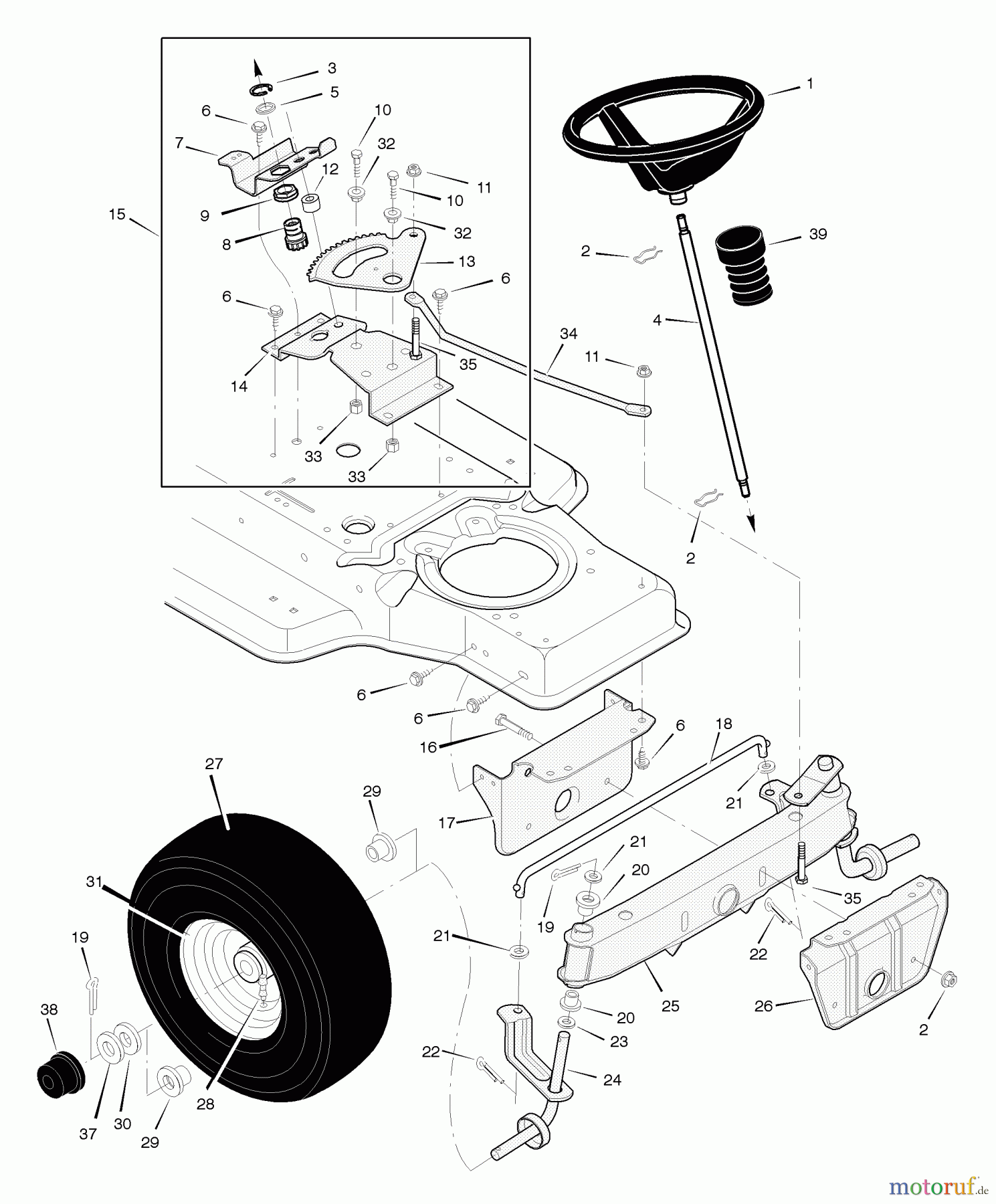 Murray Rasen- und Gartentraktoren 387002x83A - B&S/Murray 38