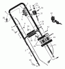 Murray 22295x192A - B&S/ 22" Walk-Behind Mower (1997) (Walmart) Ersatzteile Handle Assembly