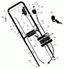 Murray 22295x92A - B&S/ 22" Walk-Behind Mower (1999) (Walmart) Ersatzteile Handle Assembly