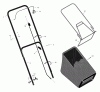 Murray 22305x31A - Scotts 22" Walk-Behind Mower (2000) (Home Depot) Ersatzteile Handle & Bag Assembly