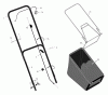 Murray 22305x31B - Scotts 22" Walk-Behind Mower (2001) (Home Depot) Ersatzteile Handle & Bag Assembly