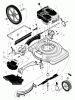 Murray 22315x8B - Scotts 22" Walk-Behind Mower (2000) (Home Depot) Ersatzteile Mower Housing Assembly