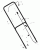 Murray 22315x8E - Scotts 22" Walk-Behind Mower (2002) (Home Depot) Ersatzteile Handle Assembly